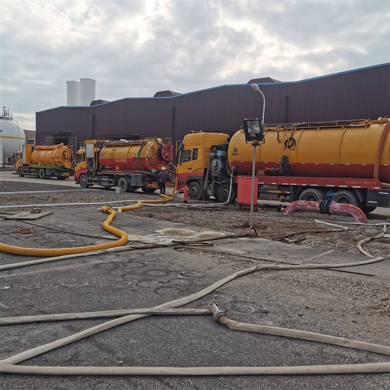 郎溪污水池清理